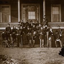 Custer, Fellow Officers, Their Wives and Friends
