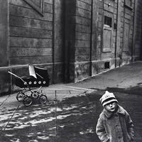 Child with Baby Carriage, Prague, 1981