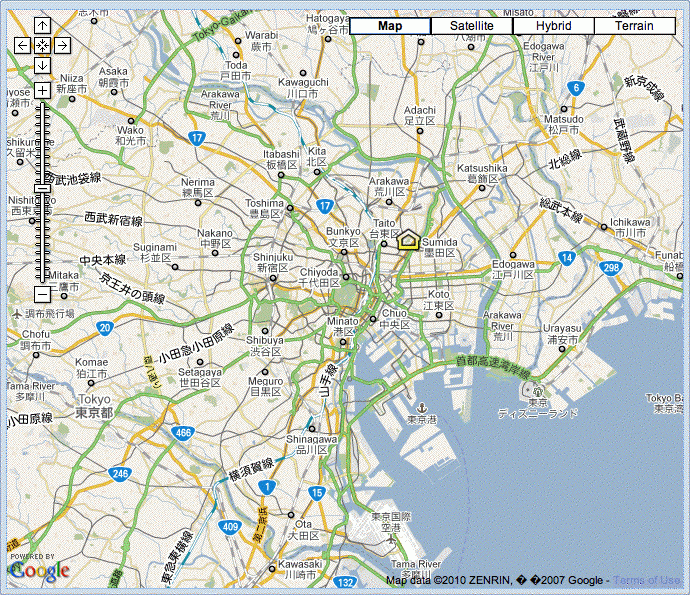 The Cityscapes Tokyo site, animating the available maps.