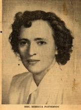 Rebecca Patterson Amarillo c1940
