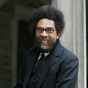 A portrait photo of Dr. Cornel West