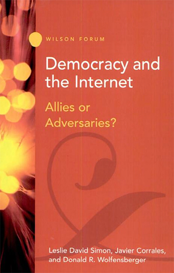 A book titled Democracy and the Internet: Allies or Adversaries?