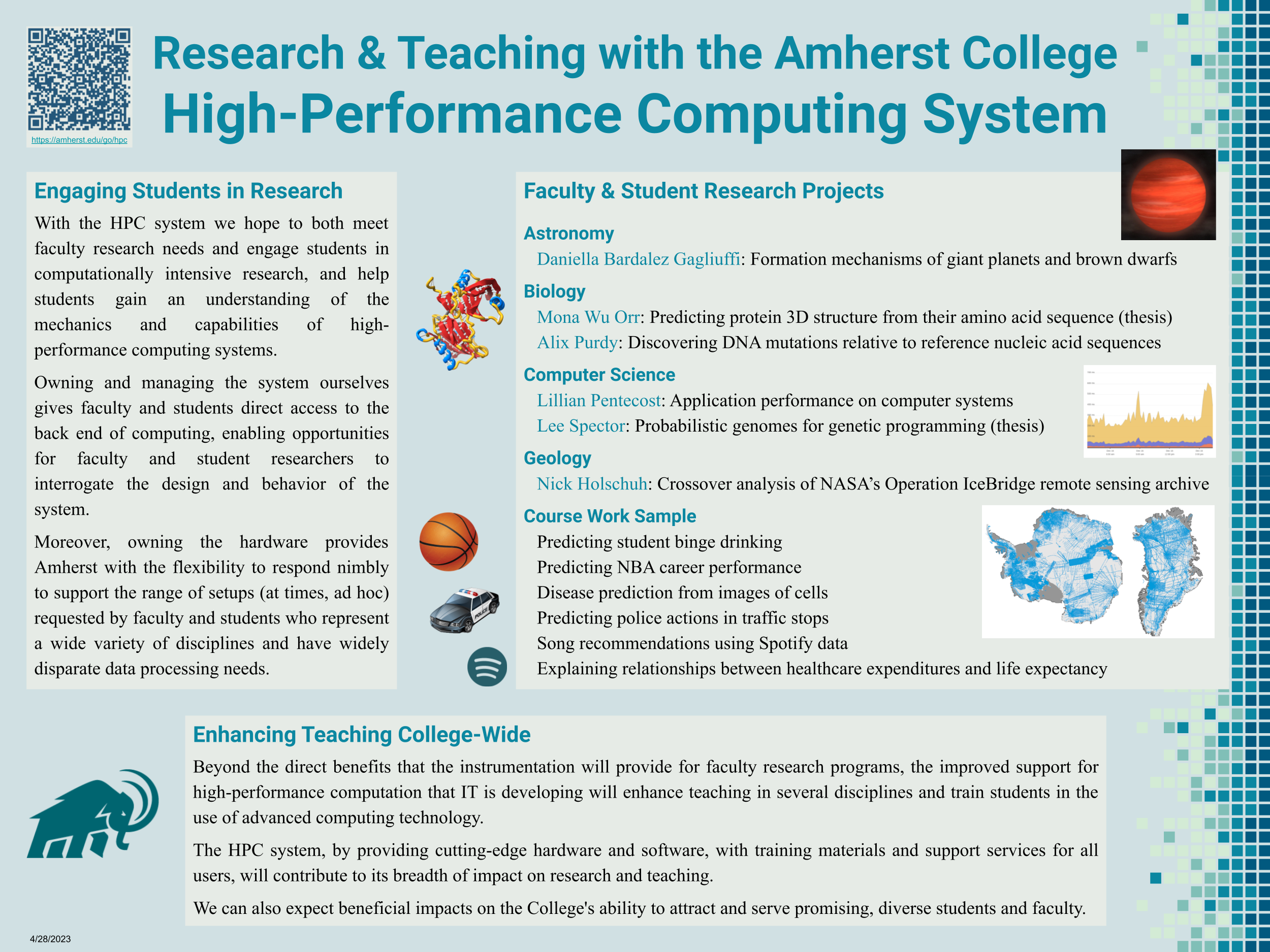 Engaging Students in Research; Enhancing Teaching College-Wide