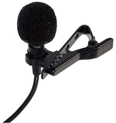 Photo of wireless lapel mic