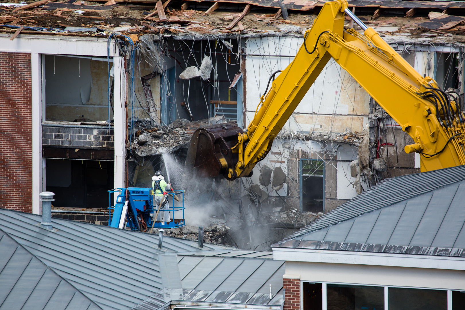 Residence Hall demolition