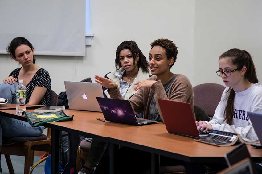 Students in Halie Cole's course, Culture, Race, and Reproductive Health