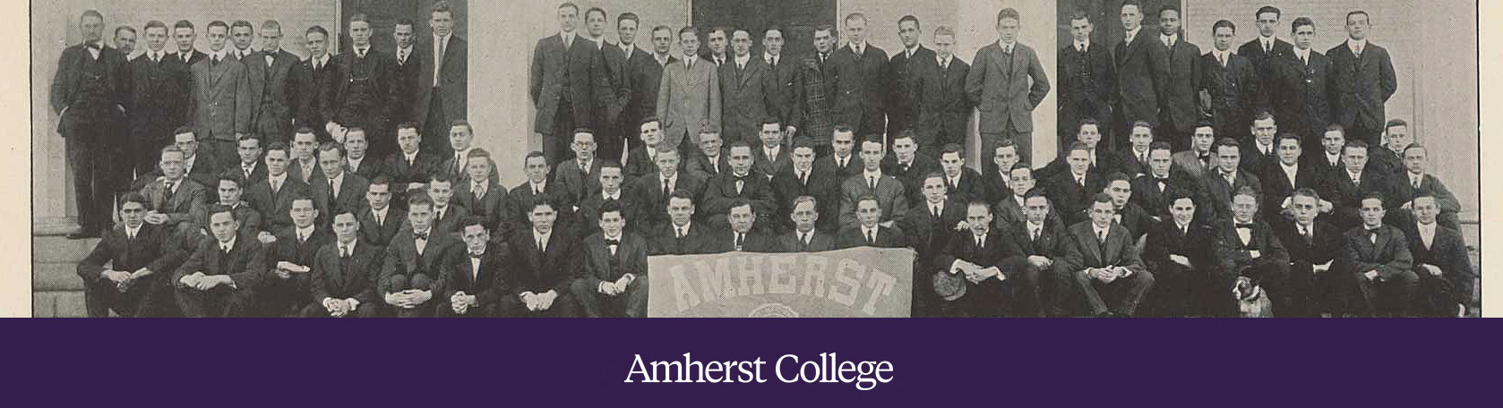 black and white image of the amherst class of 1815
