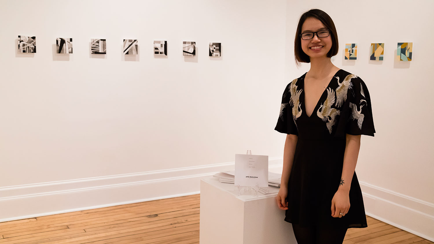 Portrait of An Hoang in her exhibition