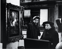 Robert Doisneau photograph of woman showing shock