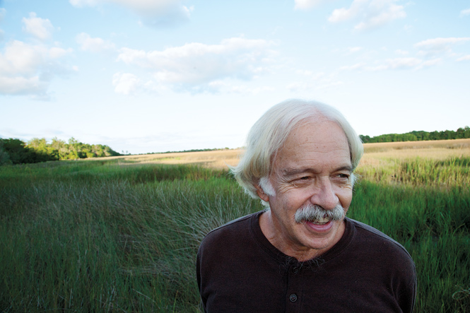Theodore Rosengarten ’66 standing in grassy field