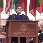 President Martin delivers the 2016 Commencement address