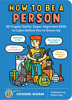 A book cover with the title How to be a Person
