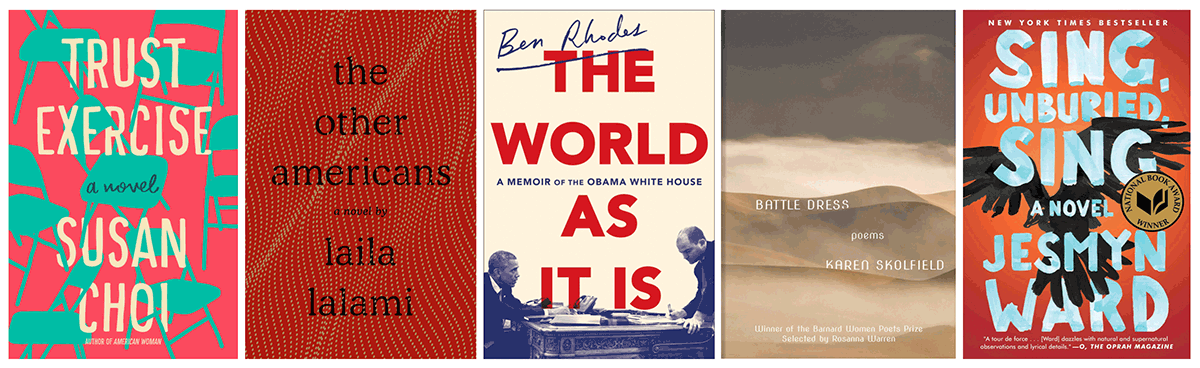 Featured book covers for authors participating in LitFest 2020
