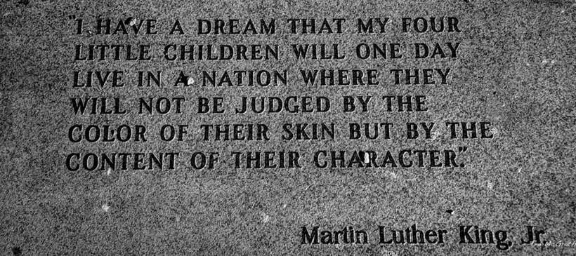 Famous "I Have a Dream" quote by Martin Luther King