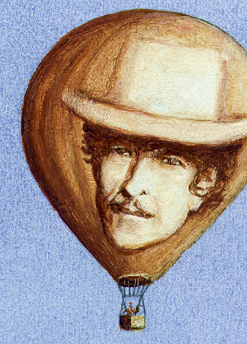 Illustration of Bob Dylan