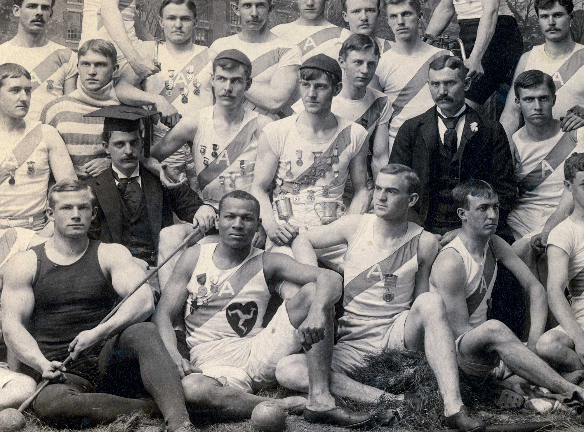 Men's track and field team from the 1800s
