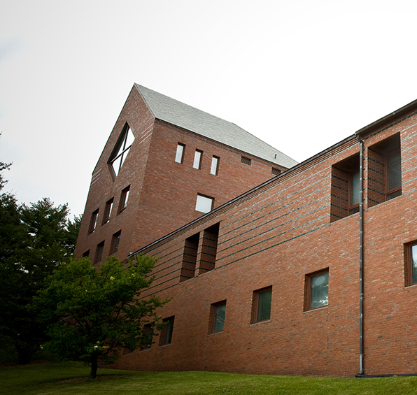 The exterior of the Seeley Mudd Building at Amherst College