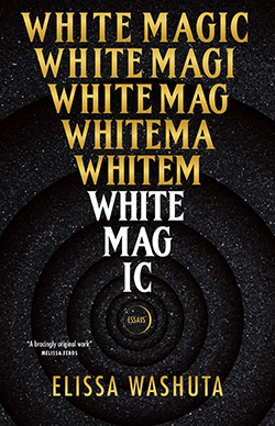 A black book cover with the title White Magic