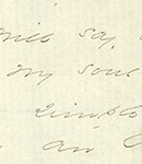 excerpt from Emily Dickinson manuscript