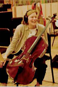 Music professor Jenny Kallick in recording studio