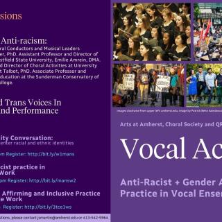 Vocal Action: Anti-Racist and Gender Affirming Practice in Ensemble Work poster