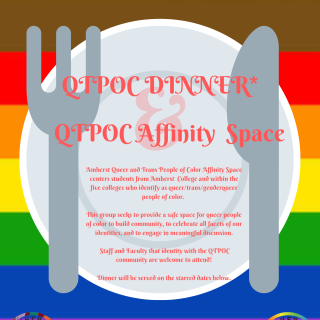QTPOC Dinner and Affinity Space Poster