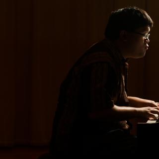 Daniel Ang at the piano