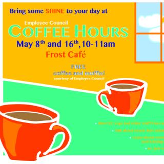 Cofee Hour Poster May 8 and 16 10-11am