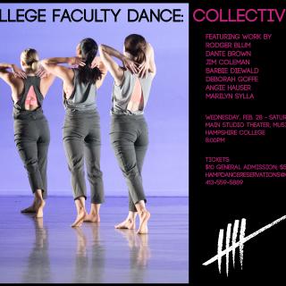 Poster for Five College Faculty Dance: Collective Tissue