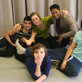 Picture of students in "Performance Studio"