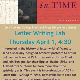 Letter Writing Lab flyer