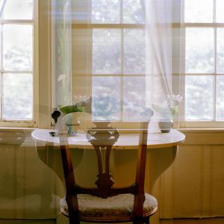 Lisa McCarty, Louisa May Alcott’s Desk, Orchard House, 2015. Image courtesy of the artist.