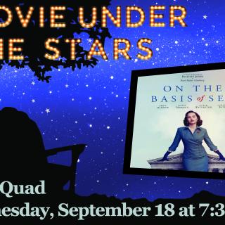 Outdoor Movie Night Poster - On The Basis Of Sex