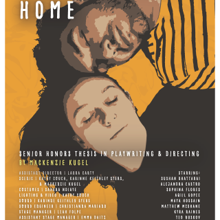 "Peace in the Home" poster with images of two people with their eyes closed