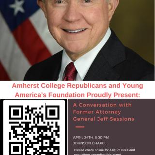 A Conversation with Former Attorney General Jeff Sessions Poster