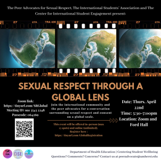 Sexual Respect Through A Global Lens Event Poster
