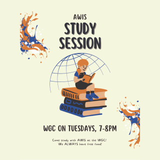 AWIS Study Session | WGC on Tuesdays, 7 -8PM