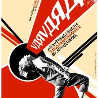 Russian Constructivist Inspired poster of Jenna Riegel