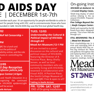 Poster for World AIDS Day Observance 2019 