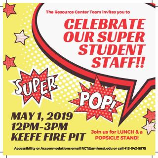 Celebrate our super student staff!
