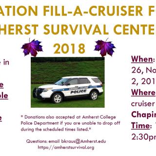Fill-A-Cruiser for Amherst Survival Center