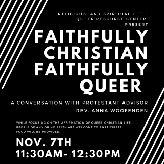 Poster, Faithfully Christian Faithfully Queer