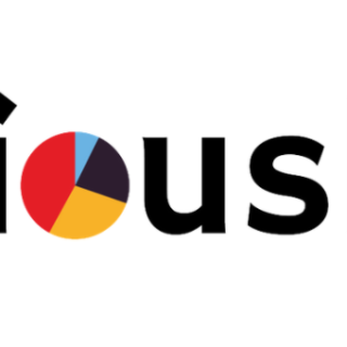 obviously.ai logo, in which the second "o" looks like a brightly colored pie chart