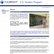 Fulbright portal