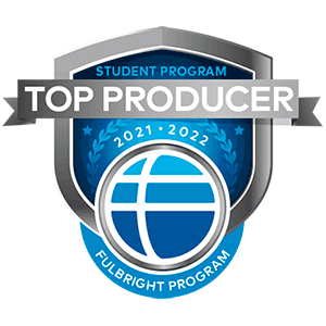 Fulbright Top Producer 2021-22