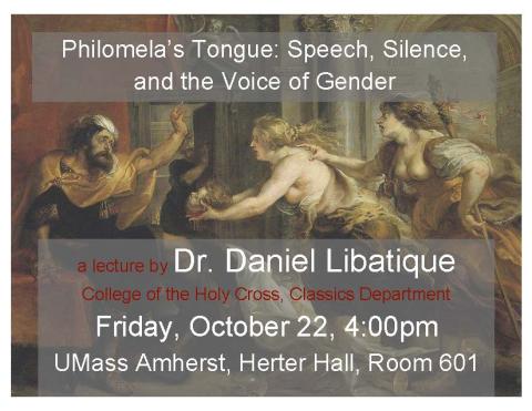 Philomela's Tongue lecture