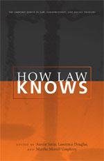 Book Cover of How Law Knows