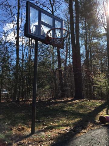 basketball hoop outside
