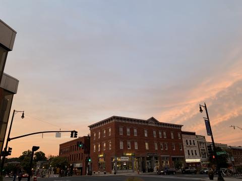 Town of Amherst Sunset