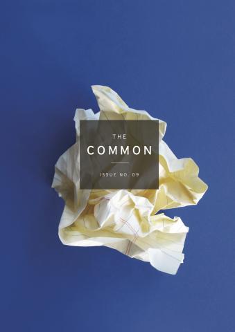 Issue 09 cover: A ball of crumpled paper